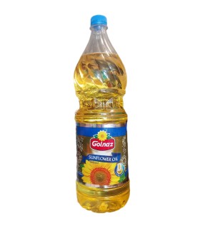 خرید روغن آفتابگردان گلناز با ویتامین D3، 1.5 لیتری | روغن سالم