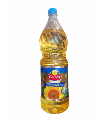 خرید روغن آفتابگردان گلناز با ویتامین D3، 1.5 لیتری | روغن سالم