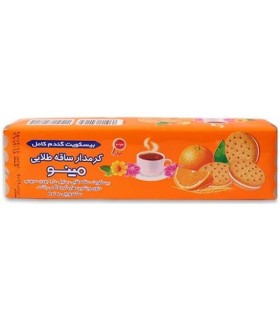 خرید بیسکویت ساقه طلایی کرم‌دار مینو پرتقالی 192 گرمی | قیمت عالی