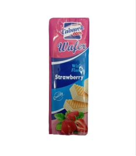 ویفر با طعم توت فرنگی تبرک - 120 گرم