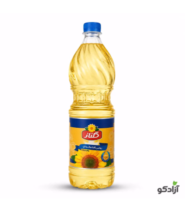 خرید روغن آفتابگردان گلناز با ویتامین 900 میلی لیتری | روغن سالم