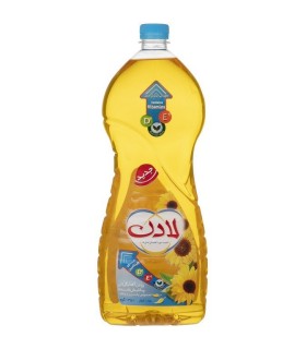 روغن مایع آفتابگردان پالایش شده لادن - 1.5 لیتر