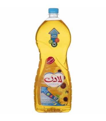 روغن مایع آفتابگردان پالایش شده لادن - 1.5 لیتر