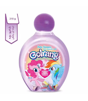 شامپو بچه گلرنگ مدل purple مقدار 210 گرم