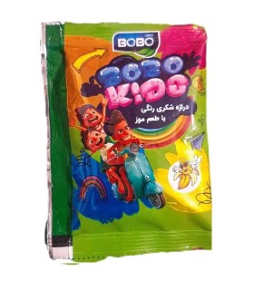 درژاه شکری بوبولینزا موز 10 گرمی | آبنبات رنگی و جذاب