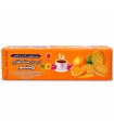 بیسکویت ساقه طلایی کرم دار مینو با طعم پرتقال - 192 گرم