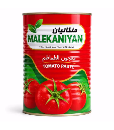 رب گوجه فرنگی ملکانیان 4.2 کیلویی | غلیظ، قرمز و با کیفیت
