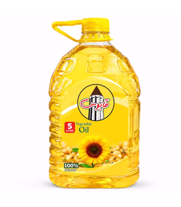 روغن مایع 100 درصد طبیعی قابوس 5 لیتری