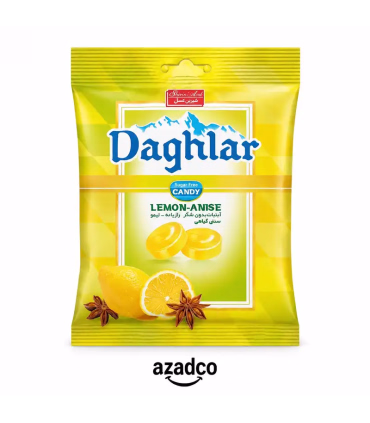 آبنبات بدون شکر رازیانه و لیمو  شیرین عسل - 50 گرم | خوش‌طعم و بون شکر