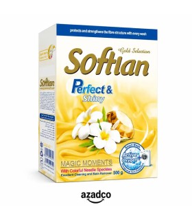پودر ماشین لباسشویی سافتلن سری Gold Selection مدل Perfect And Shine مقدار 500 گرم