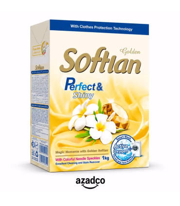 پودر ماشین لباسشویی سافتلن مدل Gold وزن 1 کیلوگرم