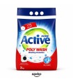 پودر ماشین لباسشویی اکتیو مدل Polywash وزن 3 کیلوگرم