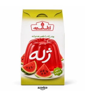 پودر ژله  زرلقمه در  10طعم میوه ای - 100 گرم