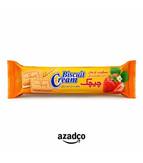 یسکویت کرمدار چیچک با طعم توت فرنگی – بیسکویت خوشمزه و با کرم لطیف