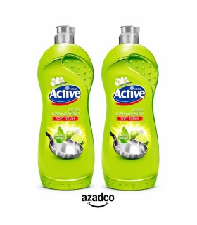 مایع ظرفشویی اکتیو مدل Lime and Flower وزن 750 گرمز-بسته2عددی