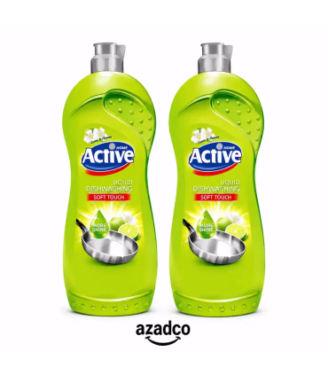 مایع ظرفشویی اکتیو مدل Lime and Flower وزن 750 گرمز-بسته2عددی