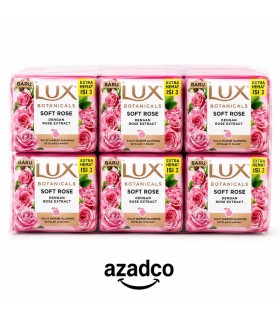 صابون لوکس اصل وزن 100گرم بسته 6عددی - نرمی و لطافت بی نظیر پوست