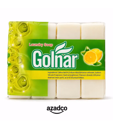 صابون لباسشویی گلنار مخصوص شست‌وشوی دستی – بسته ۴ عددی
