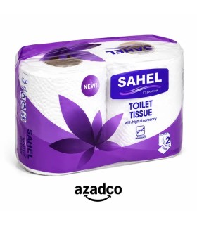 دستمال توالت دوقلو ساحل | جذب دوبرابر، نرم و بهداشتی