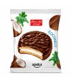 بیسکویت روکش کاکائو با طعم نارگیل شیرین عسل وزن 25 گرم