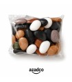 دراژه کاکائویی سنگی با روکش رنگی ابتکار- 200گرم