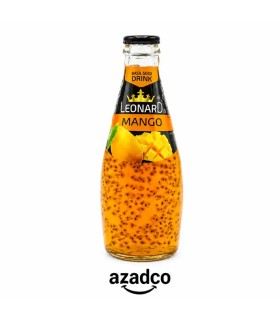 نوشیدنی انبه لئونارد با تخم ریحان 300ml بسته 6 عددی