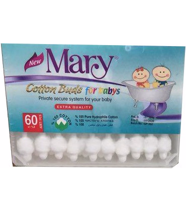 گوش پاک کن بچه ماری 60 عددی Mary
