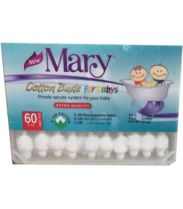 گوش پاک کن بچه ماری 60 عددی Mary