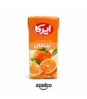 آبمیوه پاکتی پرتقال ایرکا 200 میلی لیتر | خرید با قیمت مناسب
