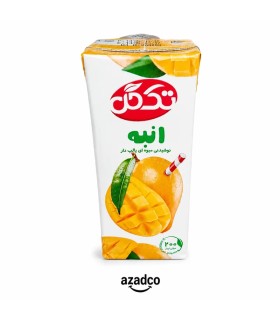 خرید آبمیوه پاکتی انبه تک گل 200 میلی لیتر با قیمت مناسب