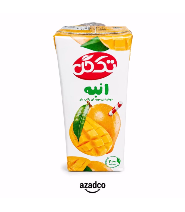 خرید آبمیوه پاکتی انبه تک گل 200 میلی لیتر با قیمت مناسب
