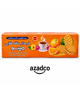 خرید بیسکویت ساقه طلایی کرم‌دار مینو پرتقالی 192 گرمی | قیمت عالی