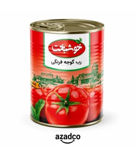 خرید رب گوجه فرنگی ۸۰۰ گرمی خوشبخت | قیمت عالی | آزادکو