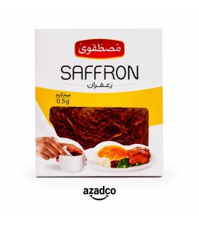 زعفران درجه یک مصطفوی 0.5 گرم | خرید زعفران اصل ایرانی