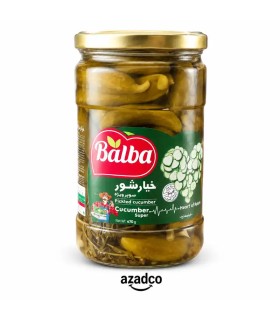 خرید خیار شور بالبا 670گرم | شیشه‌ای و ترد