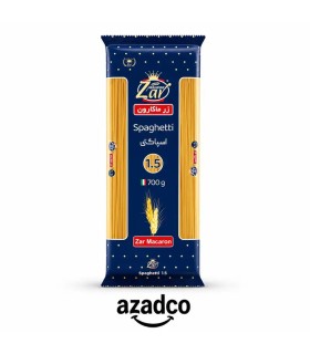 خرید اسپاگتی قطر ۱.۵ زر ماکارون ۷۰۰ گرمی | قیمت مناسب | آزادکو