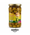 زیتون شیشه ای شور با هسته لایق - 680 گرم