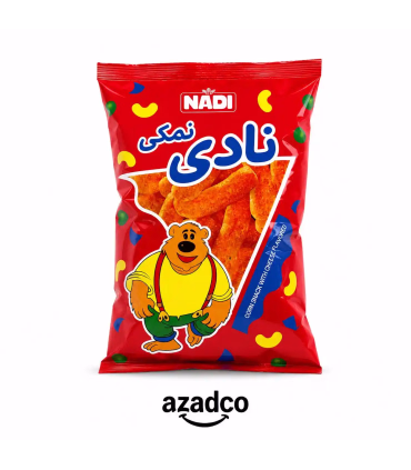 اسنک خرسی ذرت با طعم پنیر  چدار و پارمسان - 60 گرم