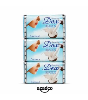 صابون دکس dex با رایحه نارگیل بسته 6 عددی - 125 گرم