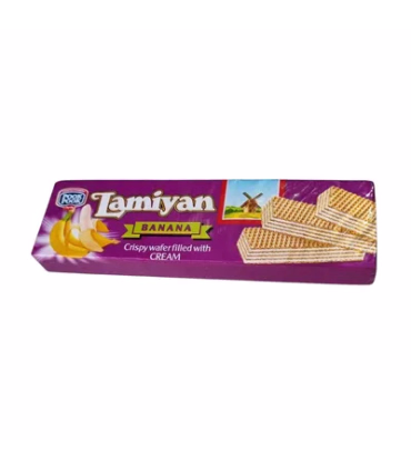 ویفر با طعم موز لامیان پوک پوک 50 گرم
