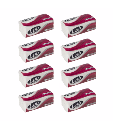 دستمال کاغذی 250 برگ پاپیا مدل اقتصادی کد 4c بسته 8 عددی