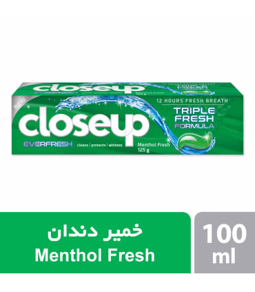 خمیر دندان کلوس آپ سری Ever Fresh مدل Menthol Fresh وزن 125 گرم