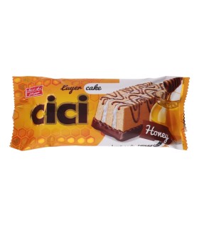 کیک روکش دار کاکائویی با طعم عسل سی سی شیرین عسل - 40 گرم