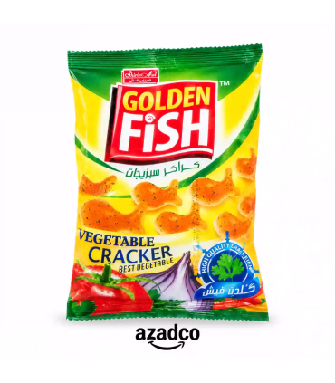کراکر مدل ماهی سبزیجات گلدن فیش - 70 گرم