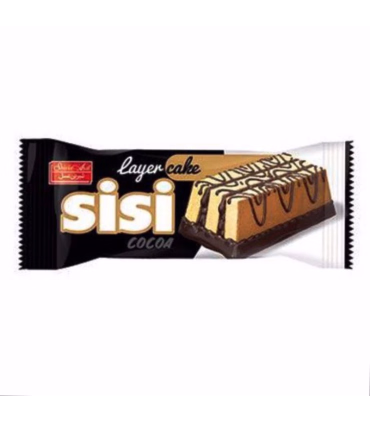 کیک وانیلی با کرم کاکائو سی سی شیرین عسل - 40 گرم
