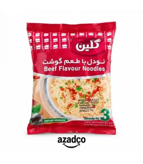 خرید نودل فوری گلین با طعم گوشت ۷۰ گرمی | آماده در ۳ دقیقه | آزادکو