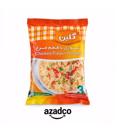 خرید نودل فوری گلین با طعم مرغ ۷۰ گرمی | طعم ملایم و لذیذ | آزادکو