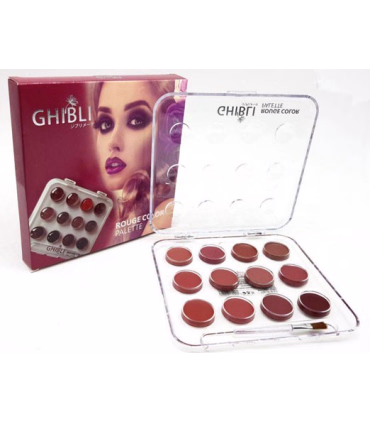 پالت رژلب با کیفیت جیبلی GHIBLI