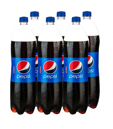 نوشابه کولا پپسی ۱٫۵ لیتری- بسته ۶ تایی