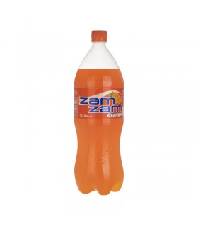 نوشابه پرتقال گاز دار زمزم - 1.5 لیتر